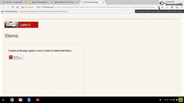 Allow Adobe Flash to run in Chrome or Chrome OS