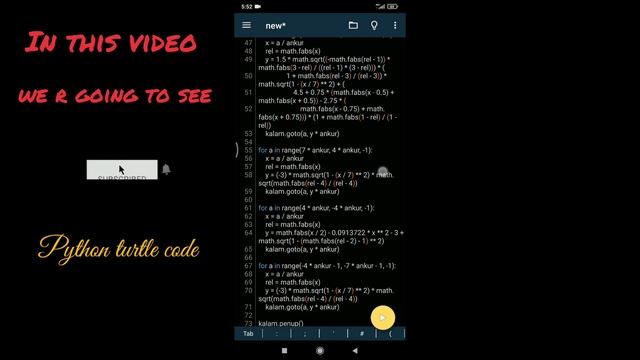 Batman logo using python turtle. смотреть онлайн