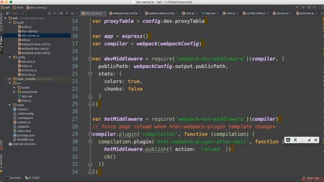 vue.js实战教程(高仿饿了么APP) 3-7 webpack打包（下） смотреть онлайн