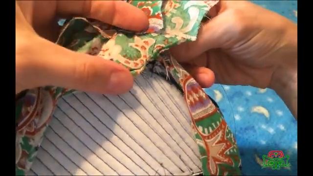 Как сшить тюбетейку. Бортик. смотреть онлайн