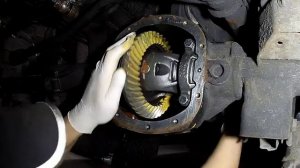 Jeep WJ 4.7 регулировка  дифференциала переднего моста, после полной замены подшипников