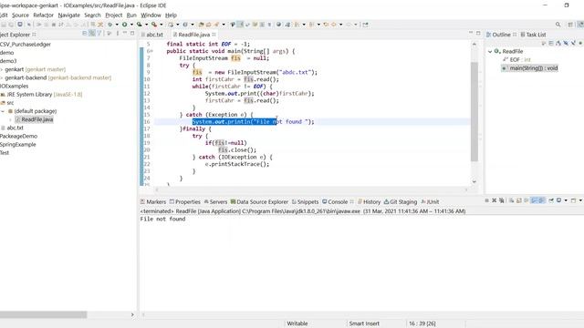 FileInputStream & FileOutputStream || Part-1 смотреть онлайн