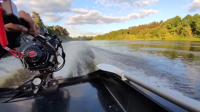 Отдых на моторной лодке GOONCH с мотором болотоходом MAX Motor. Boat trip. Mud motors смотреть онлайн