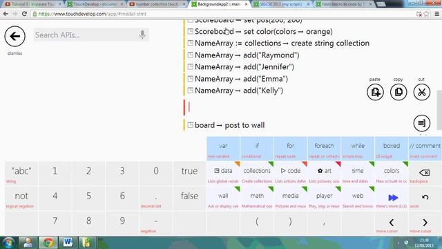 Lesson 7 - Touch Develop - String / Array Collection смотреть онлайн