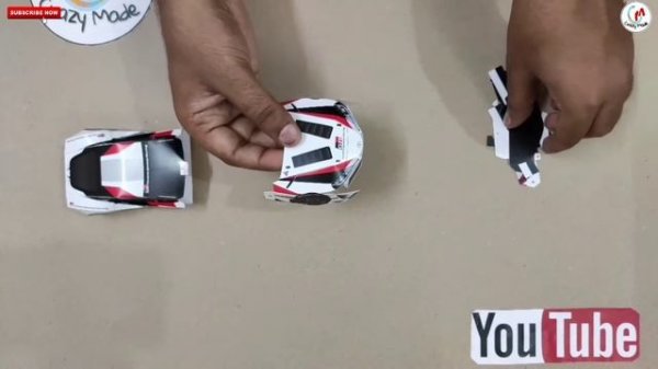 How To Make a Paper Car | DIY Papercraft Car - Toyota Supra GR Racing | Paper Car 3D Models