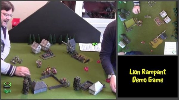 Lion Rampant - Demo Game - Battle Report