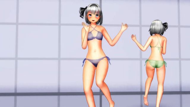 【MMD】水着妖夢でシニカルナイトプラン【4K】 смотреть онлайн