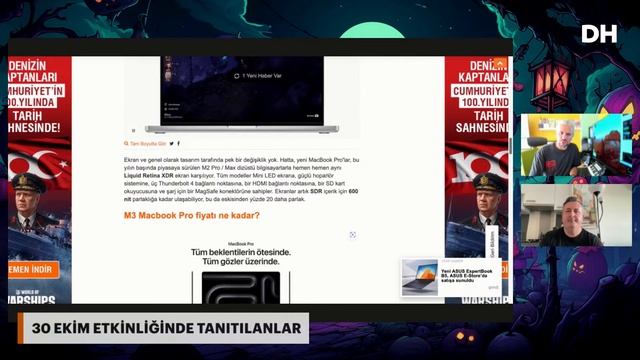 Yeni M3, M3 Pro ve M3 Max işlemcili Yeni Macbook Pro ve iMac'ler | Apple 30 Ekim Etkinliği смотреть онлайн