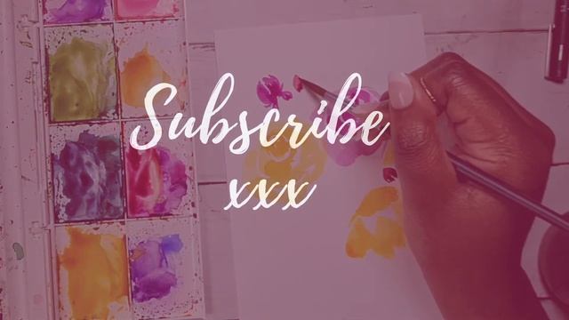 Loose watercolour paint-along | How to paint watercolor | How to paint loose watercolour florals смотреть онлайн