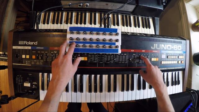 Demo of Roland Juno-60 with Tubbutec Juno-66 retrofit смотреть онлайн