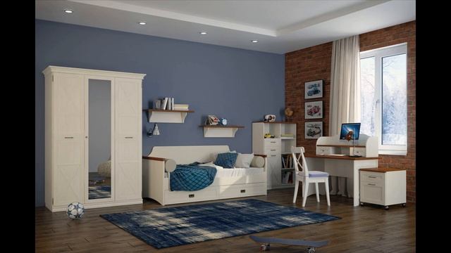 Молодёжная Кантри 12 купить в Москве, Спб - интернет магазин мебели Ангстрем смотреть онлайн