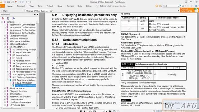 Control Techniques Unidrive SP # PC Connection - Upload - Download - Online Programming смотреть онлайн