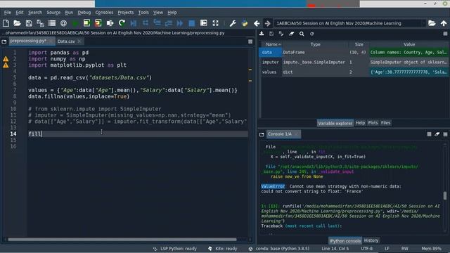 Introduction to Machine Learning | Data Preparation | AI Part 15 смотреть онлайн