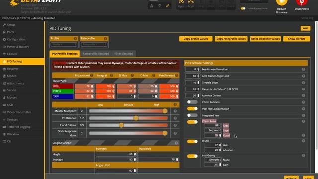 Betaflight 4.2 - новые фишки, максимально полная настройка, практические советы