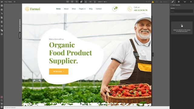 Farmzi Agriculture Webflow Template | Farmzi Webflow Template Review 2023 смотреть онлайн