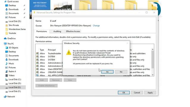 How to solve TrustedInstaller Permission Error in Windows 10 смотреть онлайн