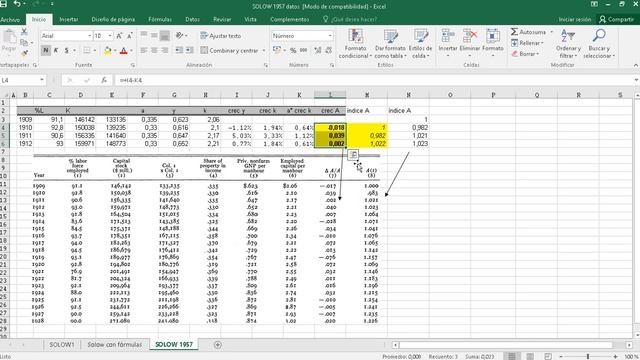 La Productividad Total de los Factores de Solow, su cálculo en excel смотреть онлайн