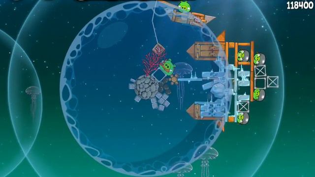 Angry Birds Space Level 6-12 Pig Dipper 3 Star Walkthrough смотреть онлайн
