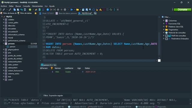 Curso de MySQL and SQL Server desde cero Insertar datos de una tabla a otra en mysql #24 смотреть онлайн