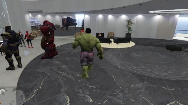 GTA 5 Hulk VS Red Hulk Attack on Franklin Shinchan Pinchan in GTA 5 смотреть онлайн