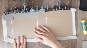 Как я храню украшения/ Шкатулка для украшений из картона своими руками. ч.1 Основа шкатулки