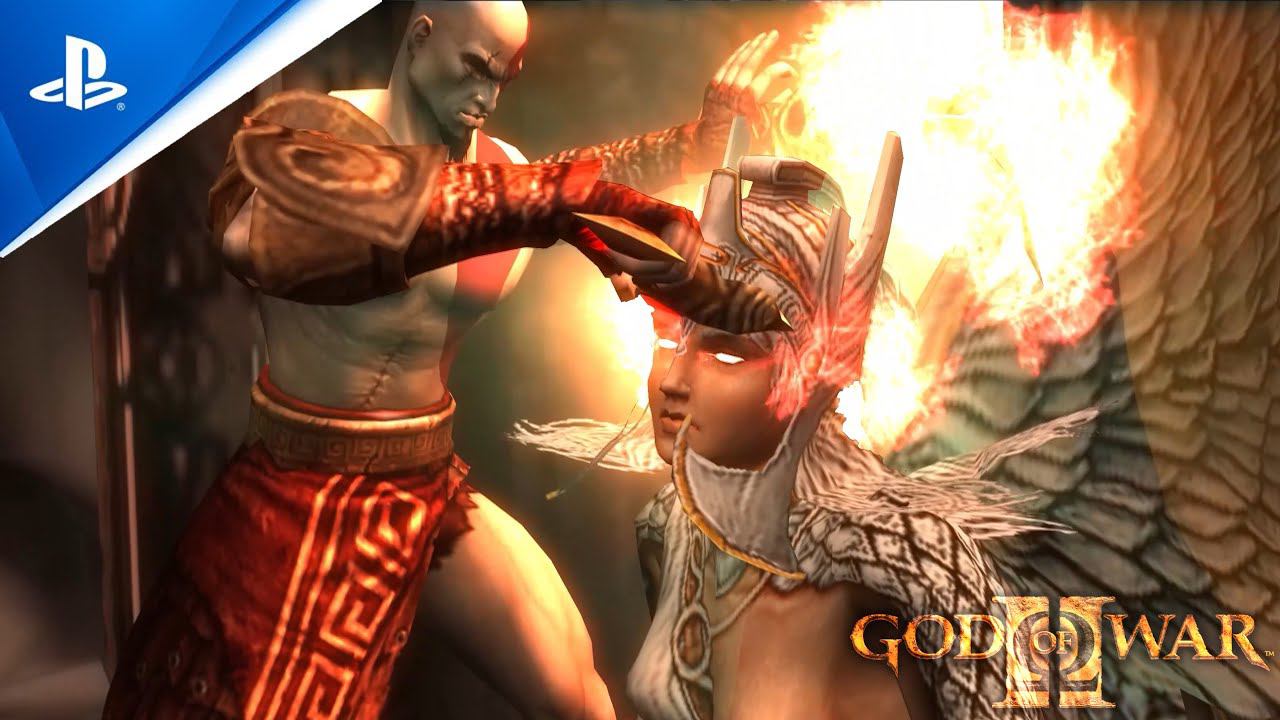 КРАТОС против ТРЁХ ВЕЩИХ СЕСТЁР (МОЙР) Лакесис, Атропос и Клото  GOD OF WAR 2