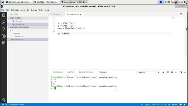 Learn Python - keyboard input смотреть онлайн