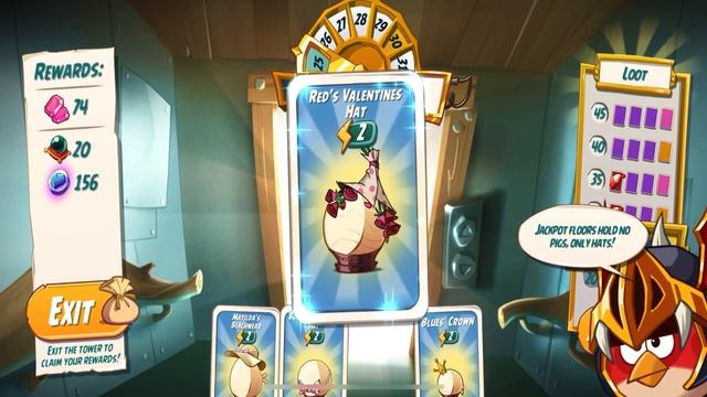 Angry Birds 2 - Open Tower Of Fortune - Passion Hat Set смотреть онлайн