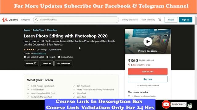 Free Certification Course By Udemy (Time-management | Php | photoshop-2020 | Statistics |)27-08-202 смотреть онлайн