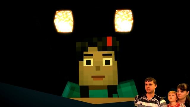 Minecraft Story mode #3 ИССУШИТЕЛЬ первая встреча! Мультик про майнкрафт. ПРОХОЖДЕНИЕ ИГРЫ! смотреть онлайн