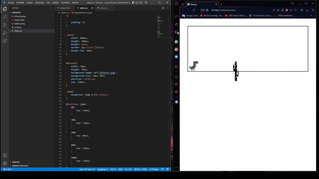 Google Dinazor Oyunu Yapımı - Html Css ve Javascript - Udemy смотреть онлайн