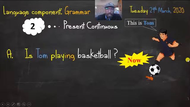 Present Continuous with review of simple present смотреть онлайн