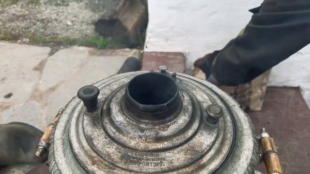 • Vlog 10 • Лучший чай из старинного самовара на шишках с раздуванием сапогом! смотреть онлайн