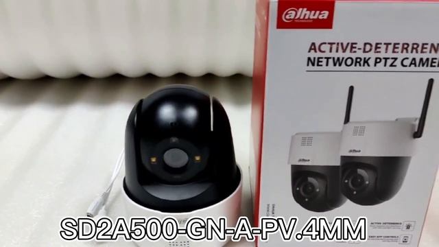 Dahua 5MP PoE full-color camera SD2A500-GN-A-PV Light plastic housing смотреть онлайн