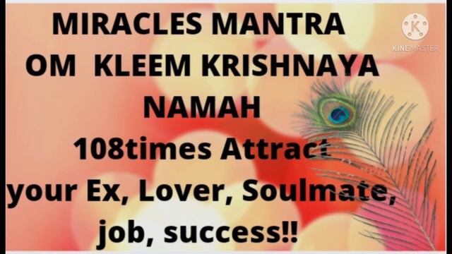 Kleem Miracles Mantra 108 times chant🦋🌈❤ смотреть онлайн