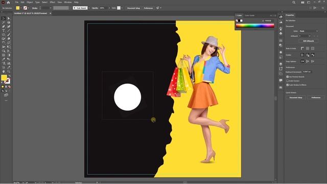 How to make creative social media poster design using illustrator | Tamil photoshop tutorials смотреть онлайн
