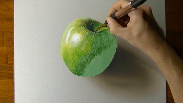 Have you ever seen an apple like that? ? It's a DRAWING! смотреть онлайн