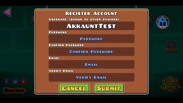 100% способ создания аккаунта в игре Geometry Dash смотреть онлайн