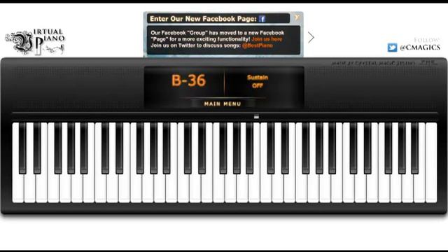 Virtual Piano - Himno de La Alegria смотреть онлайн