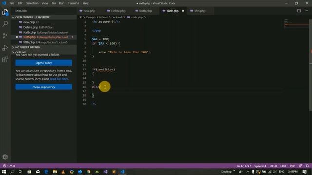 Decision making and If-Else Statements | PHP Lecture 6 | How to do this смотреть онлайн