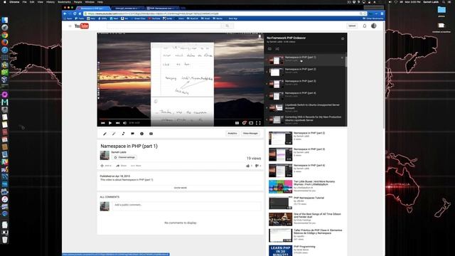 Namespace Covered in No Framework Playlist and PHP Manual. смотреть онлайн