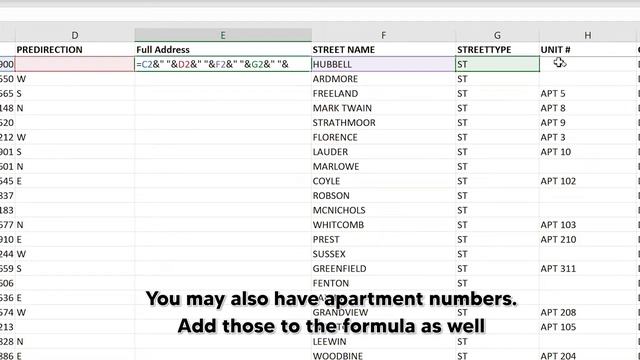 Datazapp | Formatting Mailing Addresses using Excel for Online Append смотреть онлайн