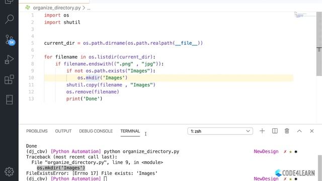 كيفيه تنظيم هارد الجهاز بتاعك ببايثون | Python Automation смотреть онлайн