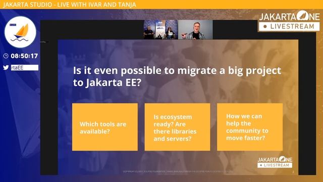 Migrating Java Code with IDE | JakartaOne Livestream 2021 смотреть онлайн
