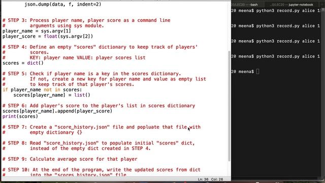[CS 220 / CS319 Spring 2021] LEC 20 Video 4: record.py demo смотреть онлайн