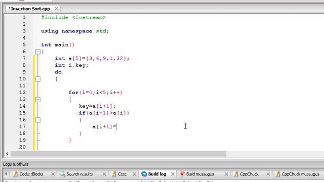 C++ Tutorial 28 - Insertion Sort смотреть онлайн