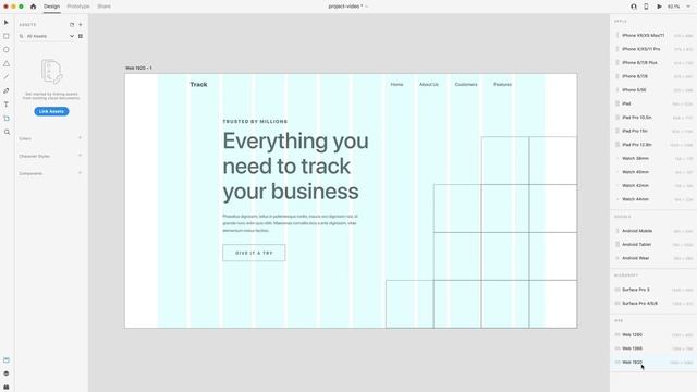 COLORFUL GEOMETRIC WEBSITE - Adobe XD Tutorial смотреть онлайн