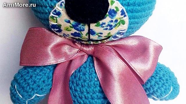 Амигуруми: схема Синего Миха. Игрушки вязаные крючком - Free crochet patterns. смотреть онлайн