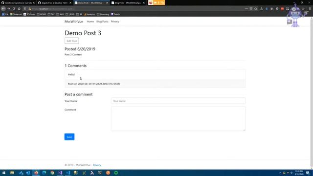 The .NET Docs Show - Exploring ASP.NET Core + Vue.js with Matt Millican смотреть онлайн