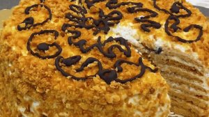 ТОРТ МЕДОВИК "ЕШЬ ГУБАМИ"!!! НА РАСТИТЕЛЬНОМ МАСЛЕ!